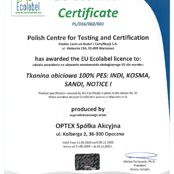 nice - ECOLABEL ENG PL